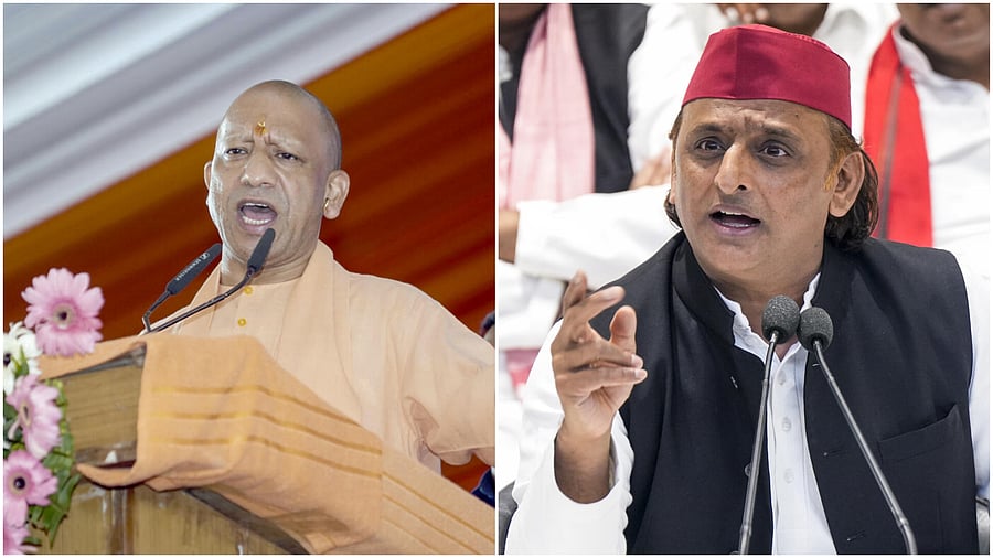 <div class="paragraphs"><p>Yogi Adityanath (L), Akhilesh Yadav.</p></div>