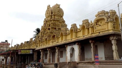 <div class="paragraphs"><p>Sri Cheluvarayaswamy Temple at Melkote, Pandavapura taluk, Mandya district. </p></div>