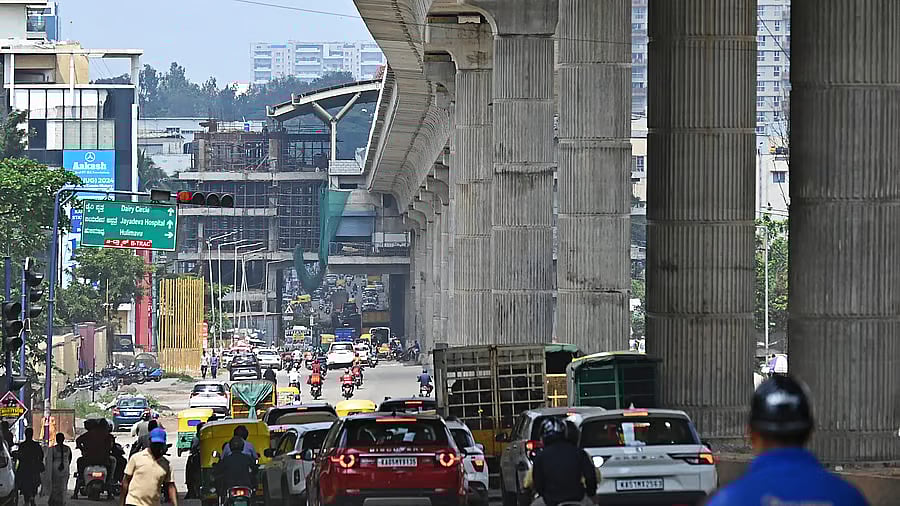 <div class="paragraphs"><p>A view of the metro construction work&nbsp;</p></div>