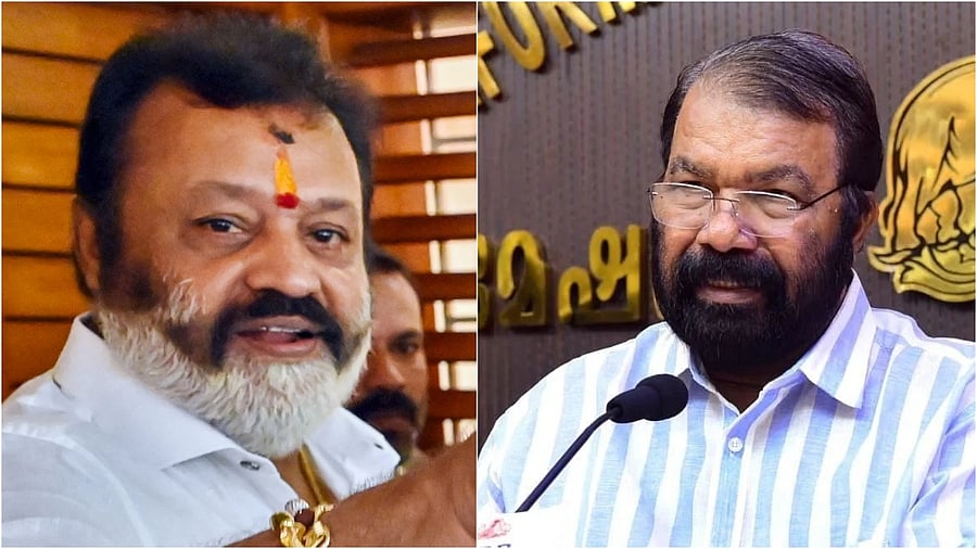 <div class="paragraphs"><p>Union Minister Suresh Gopi(L) and V Sivankutty</p></div>