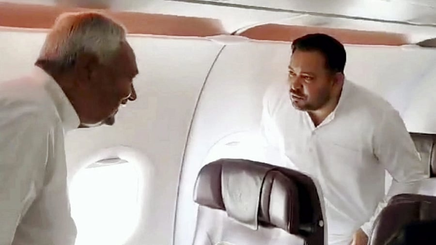 <div class="paragraphs"><p>Bihar Chief Minister Nitish Kumar and RJD leader Tejashwi Yadav.</p></div>