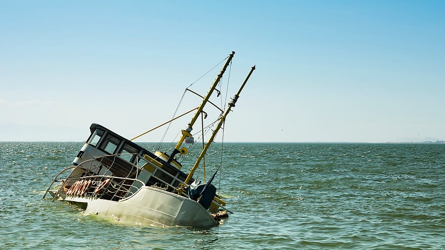 <div class="paragraphs"><p>Representative image of a sinking ship.</p></div>