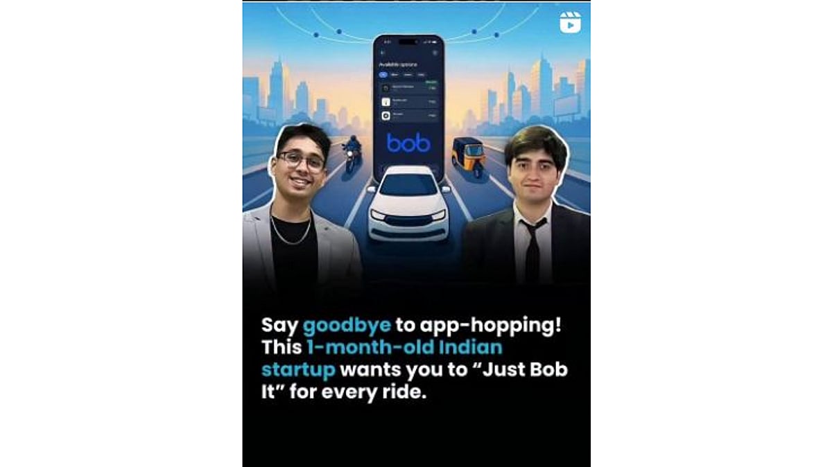 Bob Rides Logo Bob Rides: Bengaluru's New App for Cheap Ride Comparisons & Bookings