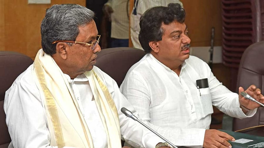 <div class="paragraphs"><p>Chief Minister Siddaramaiah and minister M B Patil.</p></div>