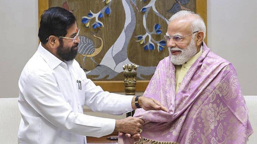 <div class="paragraphs"><p>Prime Minister Narendra Modi with Maharashtra Deputy Chief Minister Eknath Shinde.</p></div>