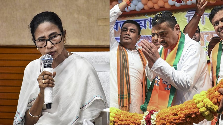 <div class="paragraphs"><p>West Bengal Chief Minister Mamata Banerjee and Leader of Opposition in the West Bengal assembly Suvendu Adhikari.</p></div>