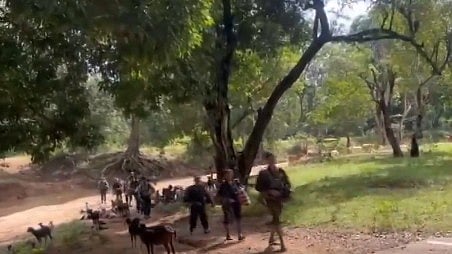 <div class="paragraphs"><p>They handed over three AK-47s, two INSAS rifles, four SLR rifles, six .303 rifles, two single shot rifles and a Barrel Grenade Launcher (BGL).</p></div>