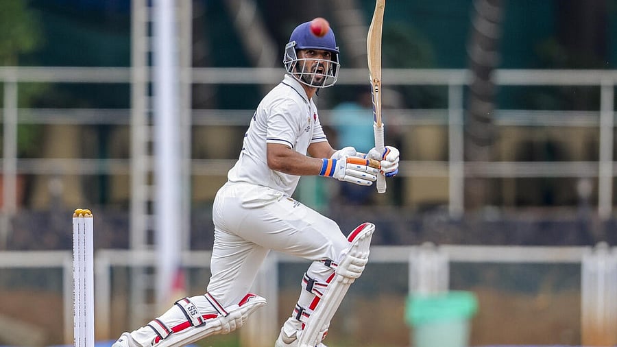 <div class="paragraphs"><p>Mumbai’s Ajinkya Rahane plays a shot on day one of a Ranji Trophy cricket match between Mumbai and Chhattisgarh.</p></div>