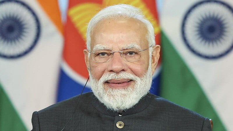 <div class="paragraphs"><p>Prime Minister Narendra Modi virtually addresses the ‘India-ASEAN (Association of Southeast Asian Nations) Annual Summit’ via video conferencing, in New Delhi.</p></div>