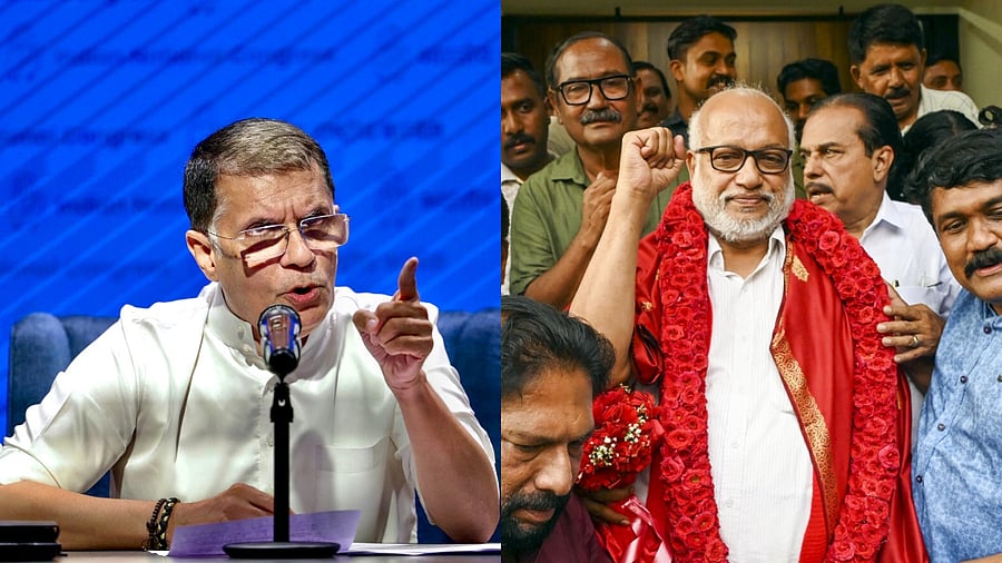 <div class="paragraphs"><p>(L to R) Congress Media and Publicity Department Chairman Pawan Khera and CPI(M) General Secretary MA Baby.</p></div>