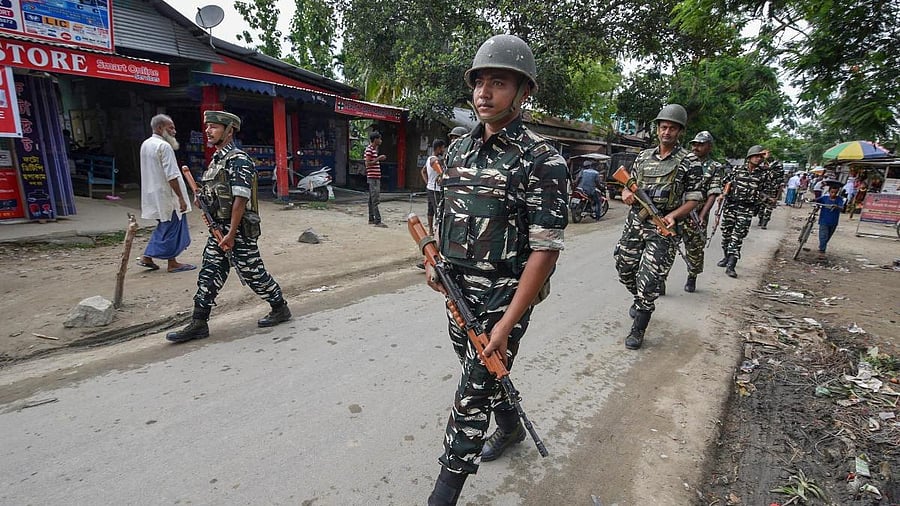 <div class="paragraphs"><p>Representative image of Assam security personnel</p></div>