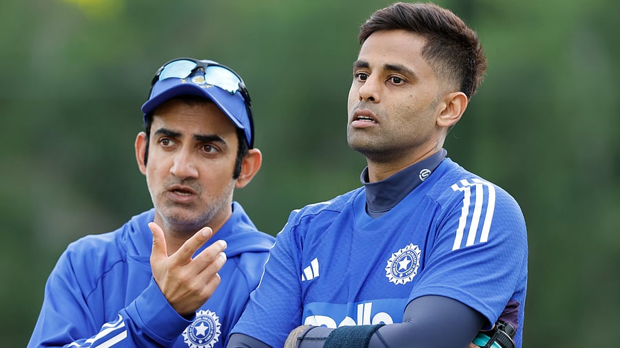 <div class="paragraphs"><p>Head coach Gautam Gambhir (left) has been unequivocal in his support for Suryakumar Yadav. </p></div>