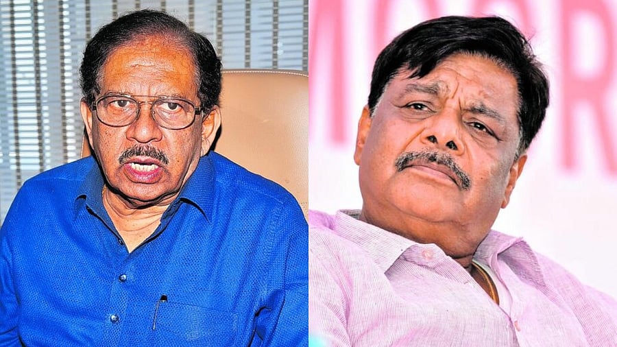 <div class="paragraphs"><p>Karnataka Home Minister G Parameshwara (L) and Social Welfare Minister Dr H C Mahadevappa.</p></div>