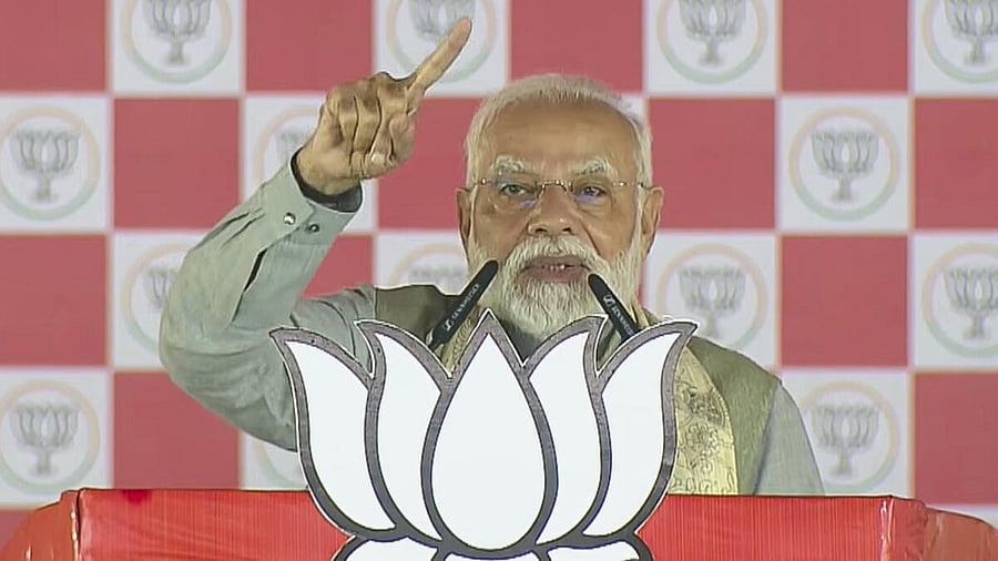 <div class="paragraphs"><p>Prime Minister Narendra Modi addresses a public rally, in Muzaffarpur, Bihar.</p></div>