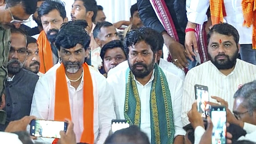 <div class="paragraphs"><p>Prahar Janshakti Party leader Bachchu Kadu speaks to the media during a protest demanding a complete loan waivers for farmers</p></div>