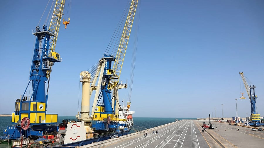 <div class="paragraphs"><p>A view of the Chabahar port.</p></div>