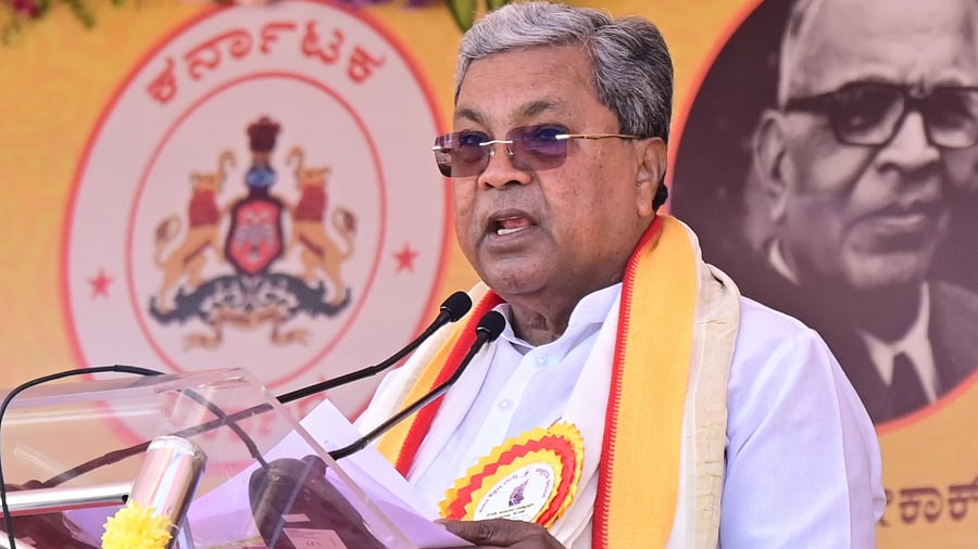 <div class="paragraphs"><p>Chief Minister Siddaramaiah at the 70th Karnataka Rajyotsava celebrations in Bengaluru on Saturday. </p></div>