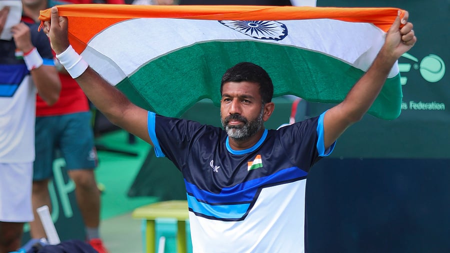 <div class="paragraphs"><p>The 45-year-old Rohan Bopanna bid adieu to his 22-year-old tennis career on Saturday.</p></div>