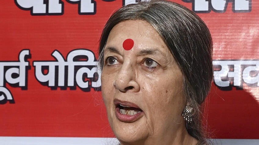 <div class="paragraphs"><p>CPI(M) leader Brinda Karat addresses a press conference, in Patna, Saturday, Nov. 1, 2025.</p></div>