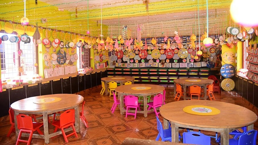 <div class="paragraphs"><p>A classroom in a school designed for ‘Nali-Kali’ programme. </p></div>