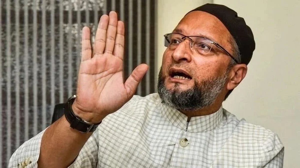Asaduddin Owaisi reacting to Vande Mataram controversy
