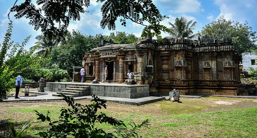 <div class="paragraphs"><p>Chandramouleshwar Temple at Unkal in Hubballi.</p></div>