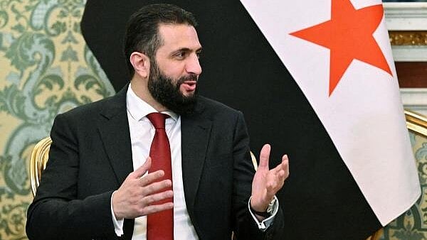 <div class="paragraphs"><p>Syria's President Ahmed al-Sharaa</p></div>