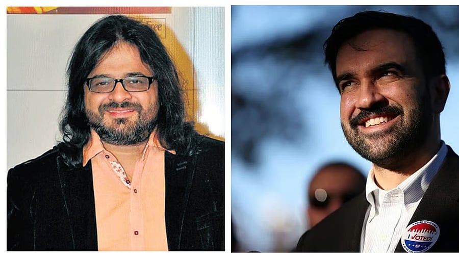 <div class="paragraphs"><p>Music composer Pritam, and New York's mayor Zohran Mamdani.</p></div>