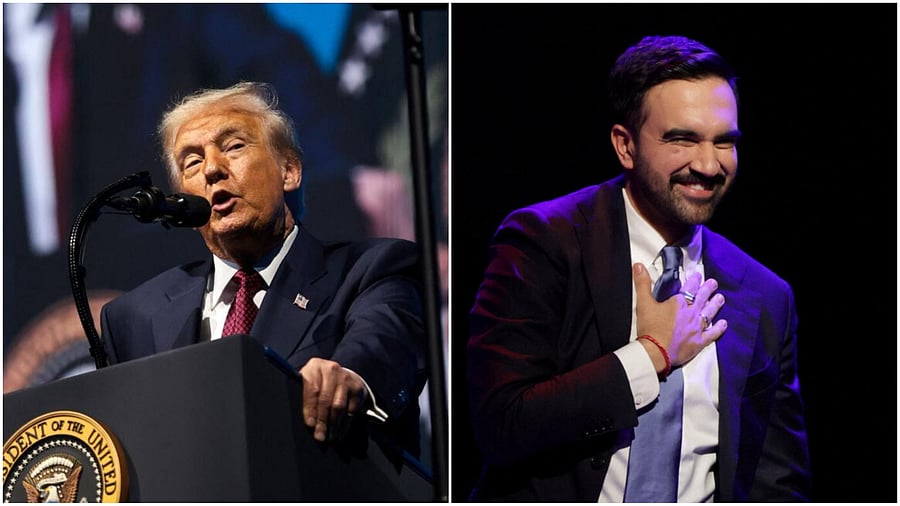 <div class="paragraphs"><p>Donald Trump (L), Zohran Mamdani.</p></div>