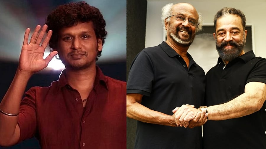 <div class="paragraphs"><p>A collage of Lokesh Kanagaraj, Rajinikanth and Kamal Haasan.</p></div>