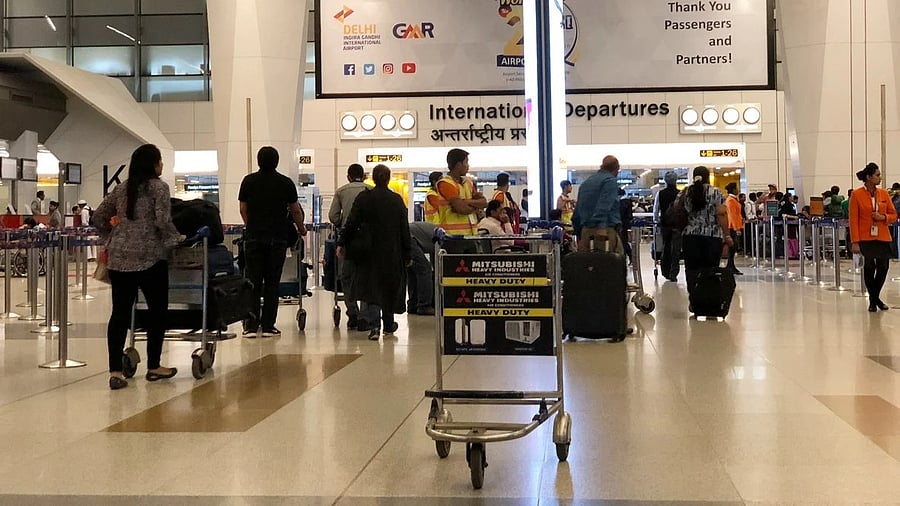 <div class="paragraphs"><p>A representative image of passengers at Delhi airport.</p></div>