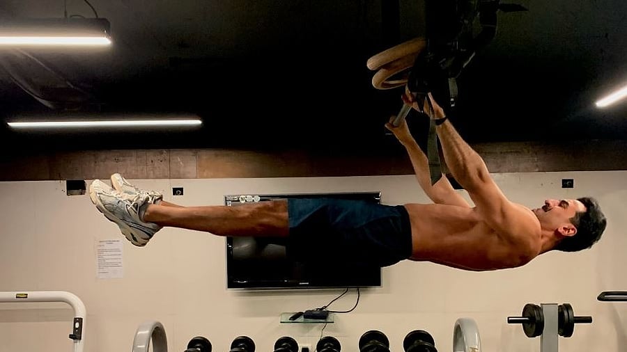 <div class="paragraphs"><p>A picture of Ranbir's training posted by his trainer.</p></div>