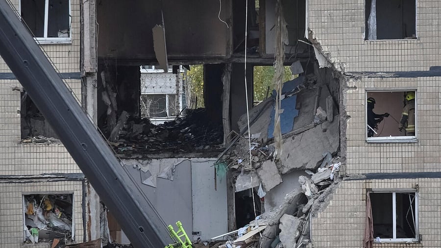 <div class="paragraphs"><p>Apartment buildings hit during a Russian drone strike, amid Russia's attack on Ukraine, in Dnipro, Ukraine.</p></div>