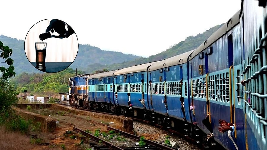 <div class="paragraphs"><p>Image of a train, inset of alcohol representational purposes. </p></div>