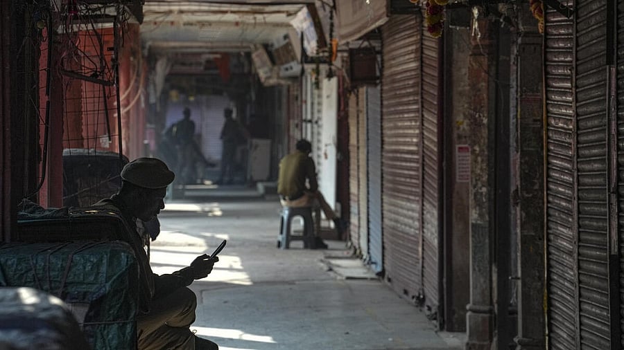 <div class="paragraphs"><p>Shops closed at the Lajpat Rai market a day after an explosion near the Red Fort metro station, in New Delhi, Tuesday, Nov. 11, 2025.</p></div>