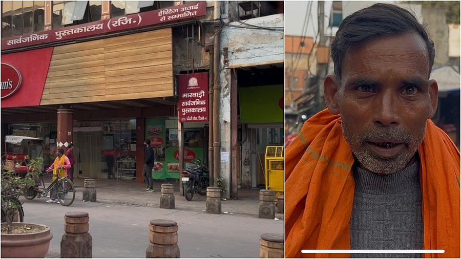 <div class="paragraphs"><p>In Chandni Chowk, there was some brisk activity by late afternoon. Iconic shops of the area were open(L), Ved Pal, a pushcart seller who was close to the blast site, says he ran for his life&nbsp;</p></div>