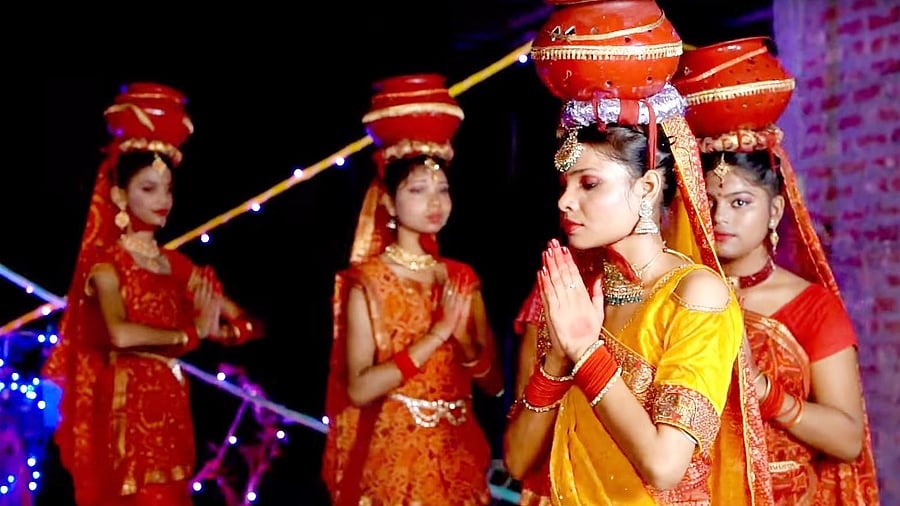 <div class="paragraphs"><p>Women performing Jhijhiya dance. (File photo for representational purpose)</p></div>