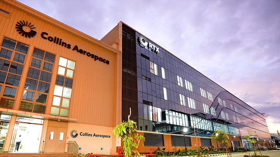 <div class="paragraphs"><p>Exterior view of the Collins Aerospace.&nbsp;</p></div>