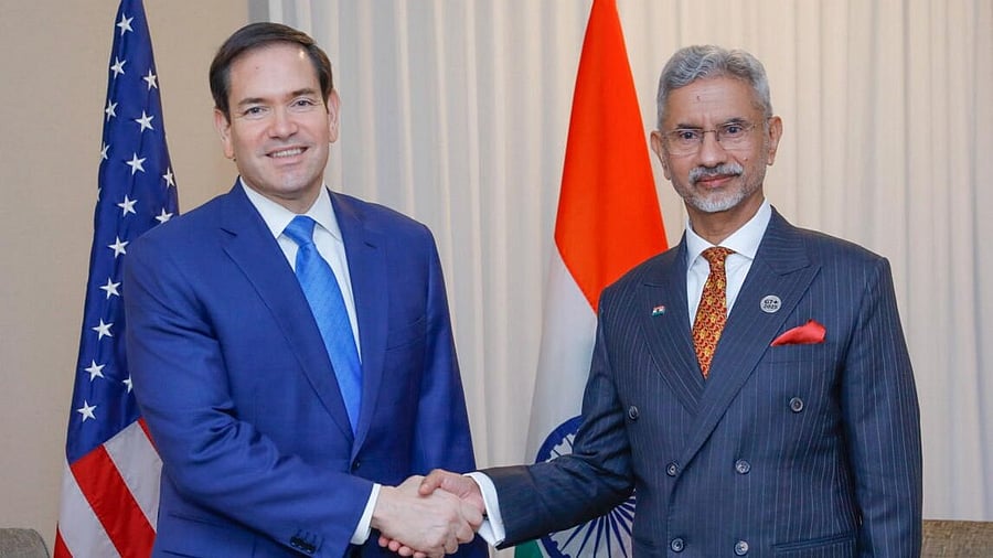 <div class="paragraphs"><p>Union External Affairs Minister S Jaishankar during a meeting with US Secretary of State Marco Rubio, on the sidelines of the G7 foreign ministers’ meeting, in Canada.</p></div>