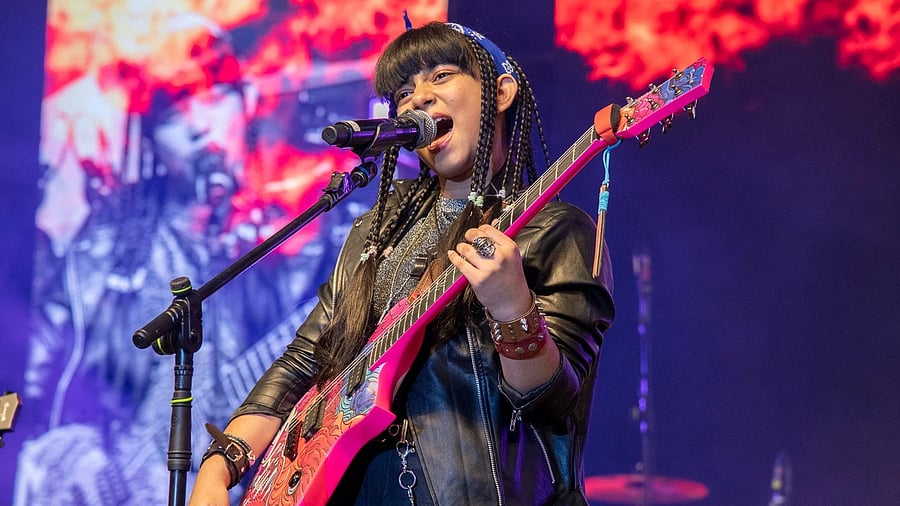 <div class="paragraphs"><p>Megan Rakesh at a music festival in Whitefield on October 31. </p></div>