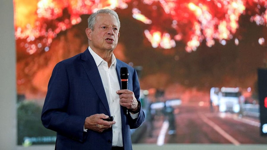 <div class="paragraphs"><p>Former U.S. Vice President Al Gore speaks at the U.N. Climate Change Conference (COP30), a day after Indigenous protesters stormed the venue and clashed with security personnel.</p></div>