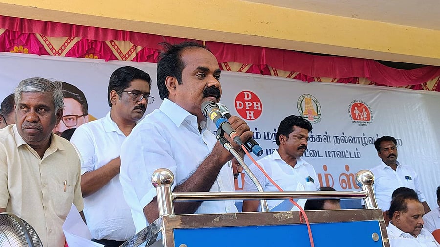 <div class="paragraphs"><p>Minister for Backward Classes Welfare Siva V Meyyanathan</p></div>