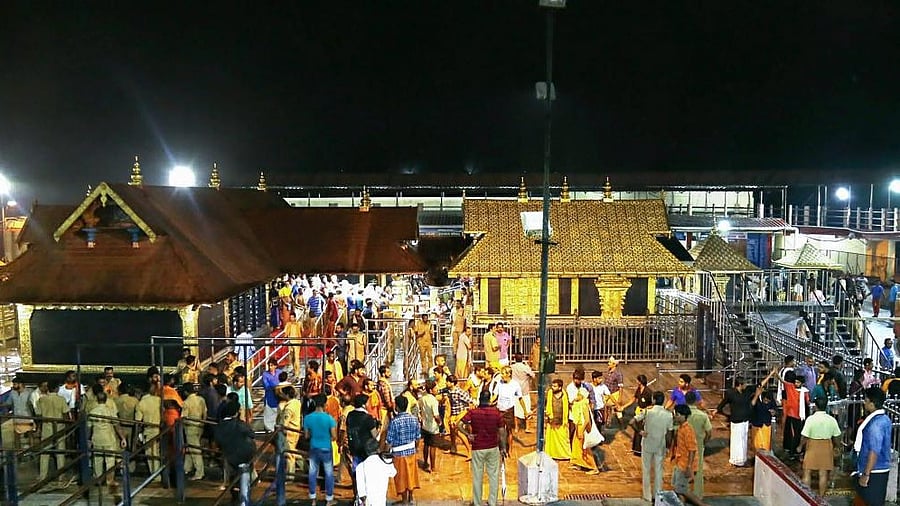 <div class="paragraphs"><p>The Sabarimala temple.</p></div>