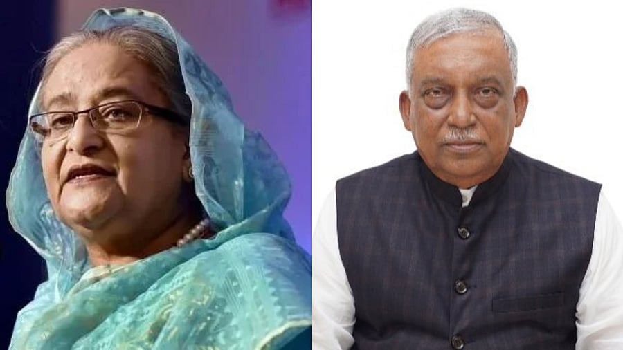 <div class="paragraphs"><p> Prime Minister Sheikh Hasina and former interior minister Asaduzzaman Khan Kamal.</p></div>