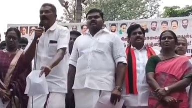 <div class="paragraphs"><p>DMK's Tenkasi South District in-charge J Jayabalan said, "(PM) Modi is attempting to steal your votes. He is another Narakasura.</p></div>