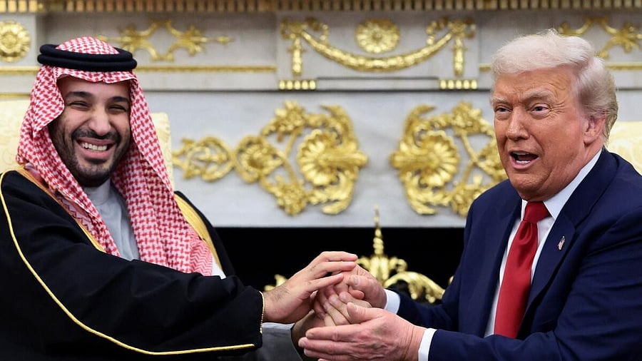 <div class="paragraphs"><p>US President Donald Trump and Saudi Crown Prince and Prime Minister Mohammed bin Salman </p></div>