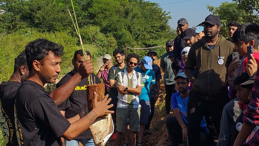 The NGO has conducted two tree plantation drives in Jakkur so far.