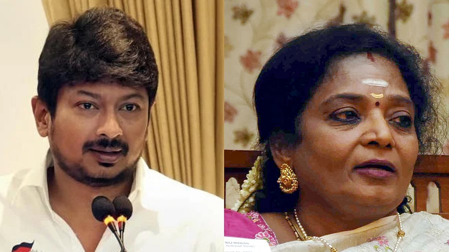 <div class="paragraphs"><p>Tamil Nadu Deputy Chief Minister Udhayanidhi Stalin (L) and BJP leader Tamilisai Soundararajan.</p></div>