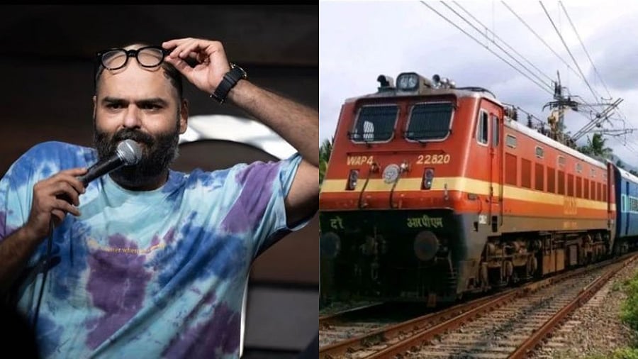 <div class="paragraphs"><p>Kunal Kamra and the Indian Railways.&nbsp;</p></div>