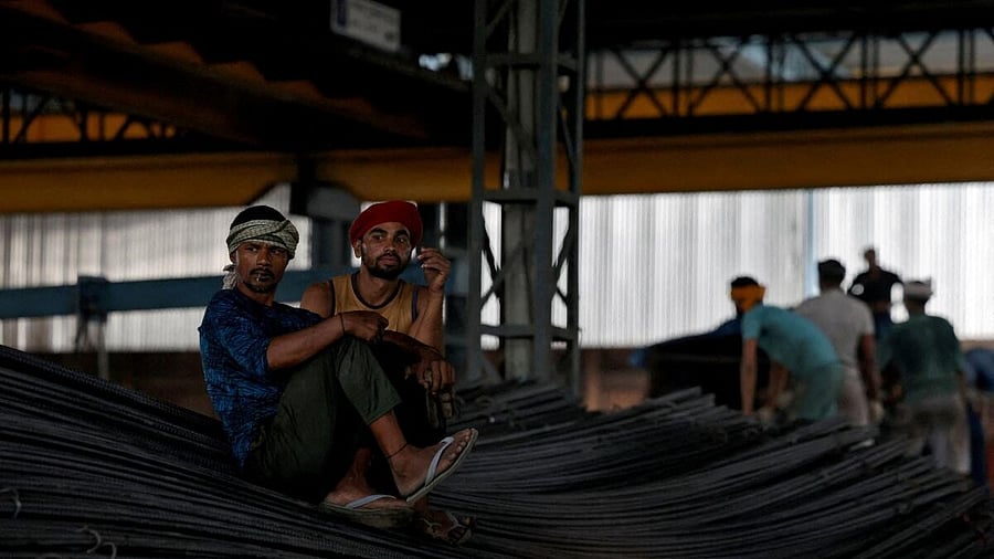 <div class="paragraphs"><p>Steel production at a factory in Mandi Gobindgarh.</p></div>